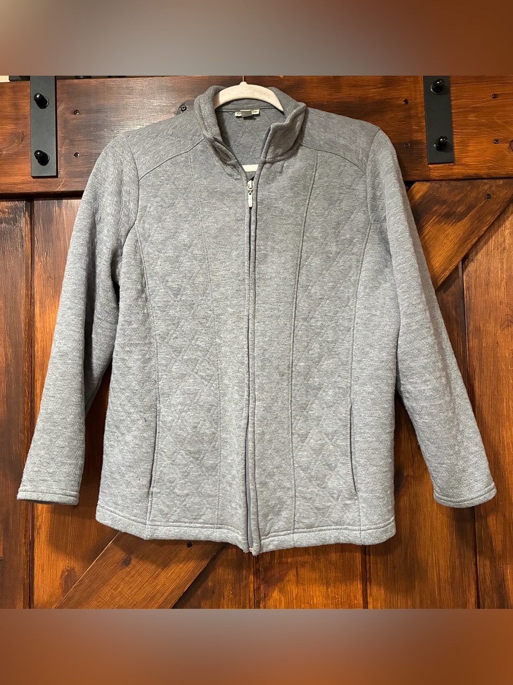 Croft & Barrow gray quilted jacket